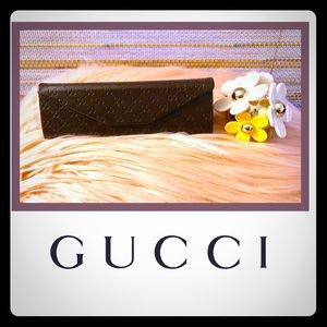 Authentic Gucci eyeglass case